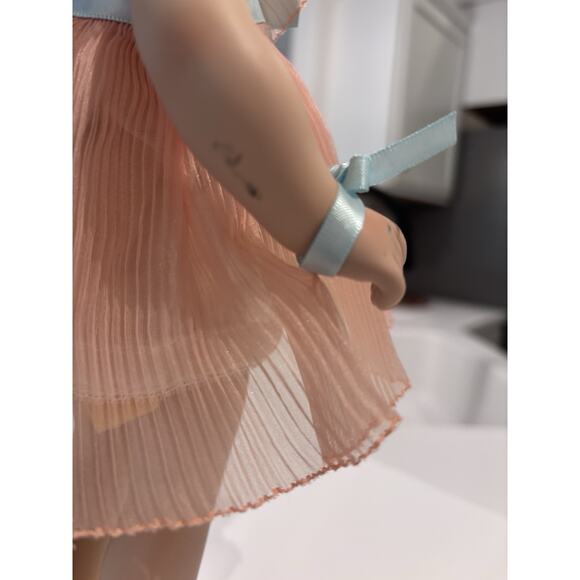 Danbury Mint Shirley Temple "The Worlds Darling" Porcelain Doll Pink Dress Book - Picture 6 of 16